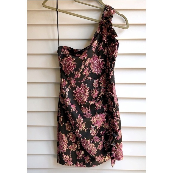 For Love & Lemons Luella Jacquard Mini Dress - Picture 8 of 15